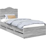  s od storage Siva Sonoma 90 x 200 cm Konstruirano drvo | shoptok.hr