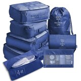  Set organizatora za putni kovčeg u 7 dijelova - plavi | shoptok.hr