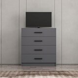 Hanah home Kale TV - Anthracite Anthracite Dresser