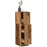 Ormarić za lijekove boja starog drvo 30x41x118 cm drveni | shoptok.hr