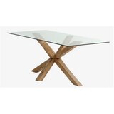 TS AGERBY 90x190 staklo/hrast 3670218 | Eponuda.com