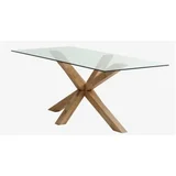 AGERBY 90x190 staklo/hrast 3670218