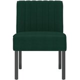  Niska stolica tamnozelena baršunasta | shoptok.hr