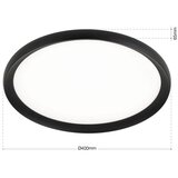 Orion LED plafonsko svetlo KANT LED/30W/230V 2700/3000/4000K prečnik 40 cm crno | Eponuda.com