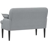  Ljubavni kauč s gumbima Svjetlosiva 111 x 68 x 80 cm Tkanina | Eponuda.com