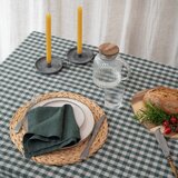 Linen Tales Laneni stolnjak 140x200 cm Forest Green Gingham – | shoptok.hr