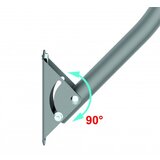  Zidni nosac za antenu 28-EK adj steel diam25mm 16x40cm, debljina1.1mm (320) | ePonuda.com