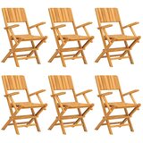  7-dijelni vrtni blagovaonski set od masivne tikovine | shoptok.hr