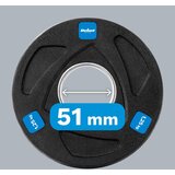 Rebel Active RBA-2107 – Set olimpijskih uteži 4 × 1,25 kg, skupno 5 kg, gumiran, odprtina 51 mm | Shoptok.si