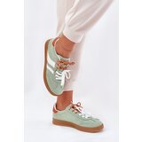 Boto Low Women's Sneakers With Double Lacing Green Ventus Cijene