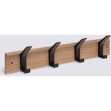 Five Čiviluk sa 4 kukice ziny 45x6,5x10 natural crna Cene