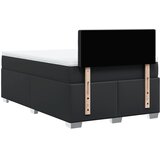  Krevet s oprugama i madracem crni 120 x 200 cm od umjetne kože | shoptok.hr