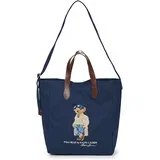BEAR TOTE-TOTE-MEDIUM Tamno plava