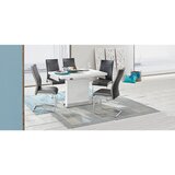 CARRYHOME nihajni stol, kovina, tekstil krem barve, temno rjava | Shoptok.si
