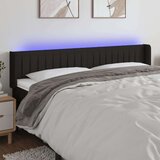  Uzglavlje crno 163x16x78/88 cm od tkanine | shoptok.hr