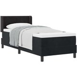  Boxspring - Krevet s oprugama i madracem Crni 100x200 cm Baršun Crna | shoptok.hr