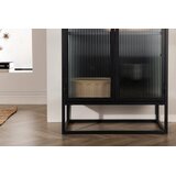 Venture Home vitrina Garis 40 × 160 × 70 cm, crna | shoptok.hr