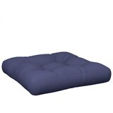  The Living Store Blazina za kavč iz palet mornarsko modra 60x61,5x10 cm blago - Blazina Za Palete, (21487326) | Shoptok.si