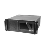Rackmount Kućište 19″ 4U 450/08 ATX, Micro-ATX, Mini-ATX, Number of 3.5 “internal bay slots: 6, Fans on the housing: 2; 8x8cm, Dimensions (L x W x H): 450 x 430 x 177mm.