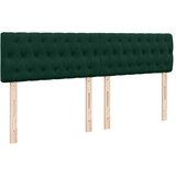  Otomanski krevet s madracem tamnozeleni 160x200 cm baršunasti | shoptok.hr