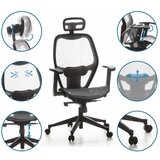 MID.YOU Vrtljiv Stol Air-port, Srebnro-Siva | Shoptok.si