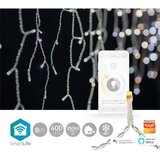 Nedis WIFILXC04W400 - LED božićna zavesa 400xLED/11 funkcija 11m IP65 Wi-Fi Tuya | Eponuda.com