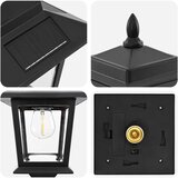  Set uličnih lampi with LED Bulb 2 kom. Crna 16 x 16 x 156 cm | Eponuda.com