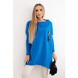 Kesi Oversize sweatshirt with asymmetrical hips jeans | shoptok.hr