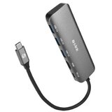 Docking station S-link SWV-USBC030 USB adapter Type-C HDMI 4K 30Hz Gray Metal Type-C to 3*USB3.0 6 in 1 1xPD Charger, 1xUSB-C Adapter, 39876 Cijene