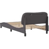  Okvir za krevet bez madraca Hvar sivi 100x200 cm od umjetne kože | Eponuda.com