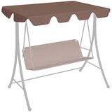 vidaXL Streha za vrtno gugalnico rjava 188/168x110/145 cm Cene