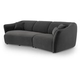 Cosmopolitan Design Temno siva žametna kotna sedežna garnitura Tokyo – | Shoptok.si