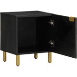 Maison Chic Nočna omarica - Nočna miza črna 40x33x46 cm trden mangov les, (21687298) Cene
