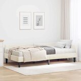  Kotni okvir postelje z matrico Drugo 2 pcs krema Žamet, (5000123528) | Shoptok.si