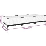 Povišena gredica 120x40x23 cm od polipropilena | shoptok.hr