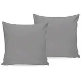 grey grey pillowcase set (2 pieces) (fr)