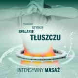  Hhm14 hula hoop zeleni magnetski s utegom + brojačem hms | shoptok.hr
