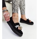 Gemre Black loafers with colorful tassels Adaldrida | Shoptok.si