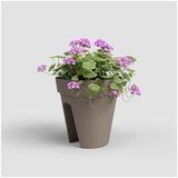 Artevasi Viseči cvetlični lonec za ograjo iz reciklirane plastike ø 30 cm Capri – | Shoptok.si