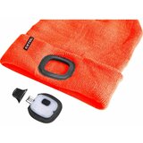 Extol kapa sa čelovkom i usb punjenjem 250 mah neon-narandžasta vel. uni | Eponuda.com
