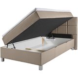 CARRYHOME POSTELJA Z VZMETNICO 120 cm x 200 cm , tekstil bež | Shoptok.si