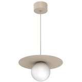  Luster na sajli FLAT 1xE27/15W/230V bež | Eponuda.com