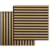 Akustični panel SQUARE Hrast (520 x 520 x 22 mm, Število plošč: 2 kos)
