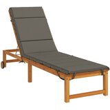  Jastučić za ležaljku GEMERT 100% poliester Siva 200 x 55 x 3 cm Slike