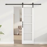  Klizna vrata ORKDAL Bijela i crna 61 x 198,5 cm | shoptok.hr