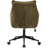 MID.YOU VRTLJIVI STOL kovina, tekstil zelena, črna | Shoptok.si