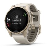 Garmin Fenix 8, 43 mm, AMOLED Sapphire, Soft Gold, Fog Gray/Dark Sandstone, (21581869) | Shoptok.si