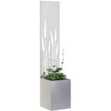  Privatnost u vrtu Srebrna 32 x 32 x 150 cm Nehrđajući čelik | shoptok.hr