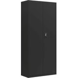 Ormarić za spise crni 90 x 40 x 200 cm čelični | shoptok.hr