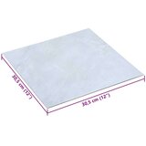  Samoljepljive Pločice za Pod 30 5 x 30 5 cm 20 pcs PVC - Bijela mramorna | shoptok.hr